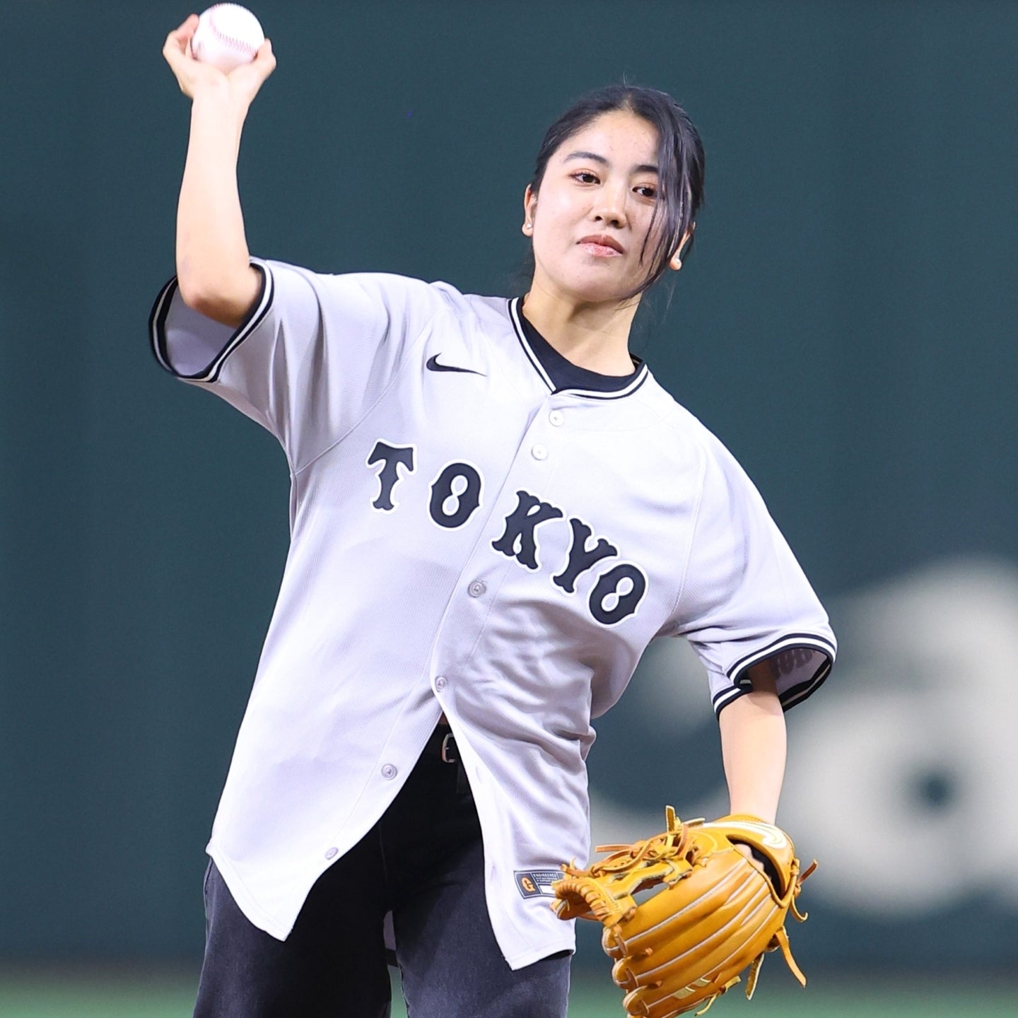 見事なピッチングを披露した中山。来月には大阪開催の「X Games」に臨む。写真：産経新聞社