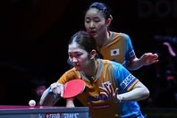 張本と木原は銅メダルで大会を終えた。(C)Getty Images