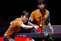 吉村真晴／大藤沙月ペアは銀メダルを獲得した。(C)Getty Images