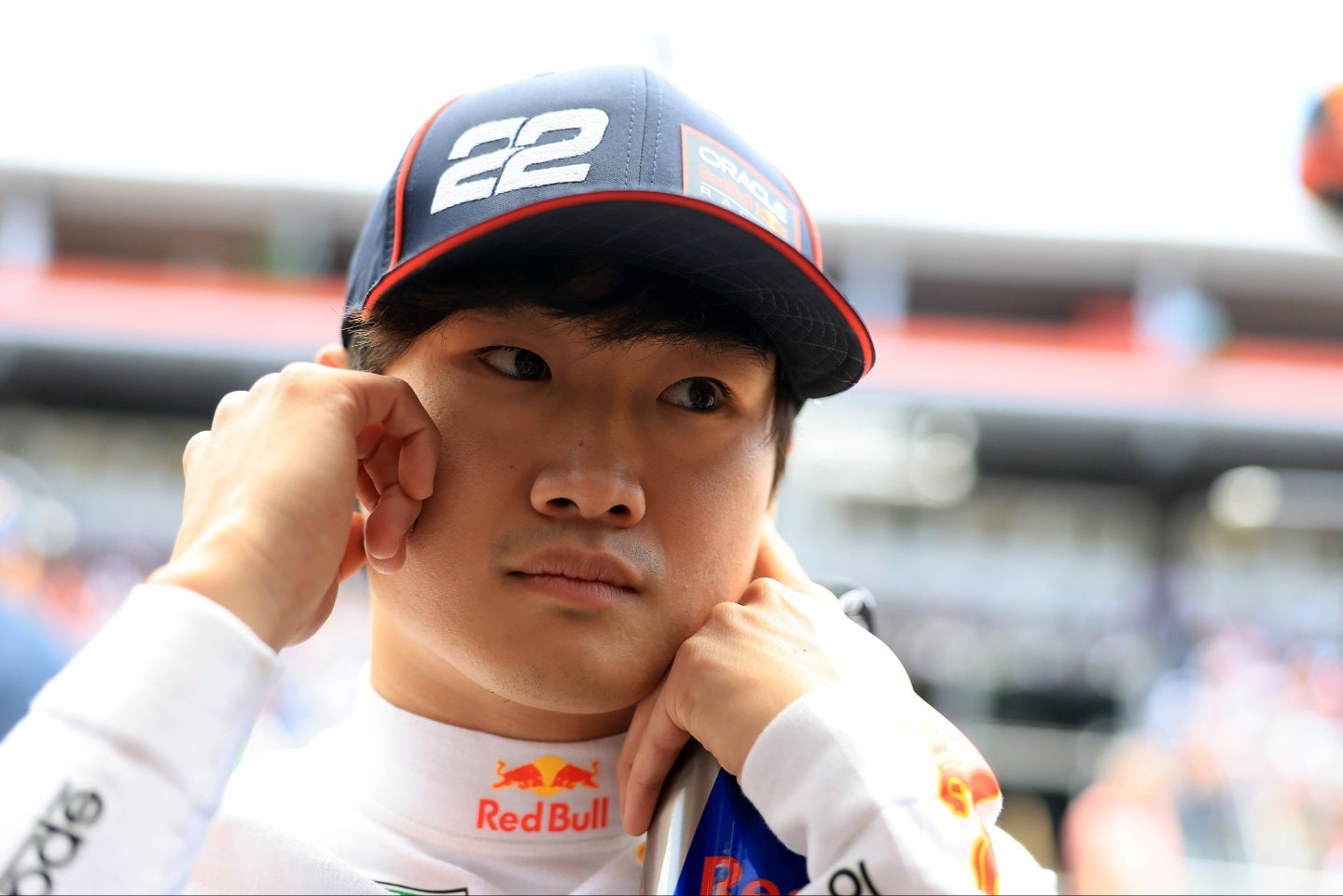 Q3に進めなかった角田は12番手からスタートとなった。(C)Getty Images