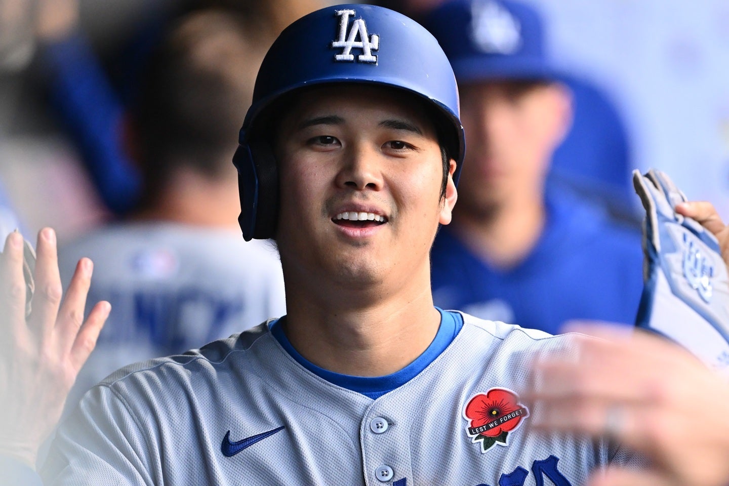 大谷がメジャー単独トップに立つ19号を放った。(C) Getty Images