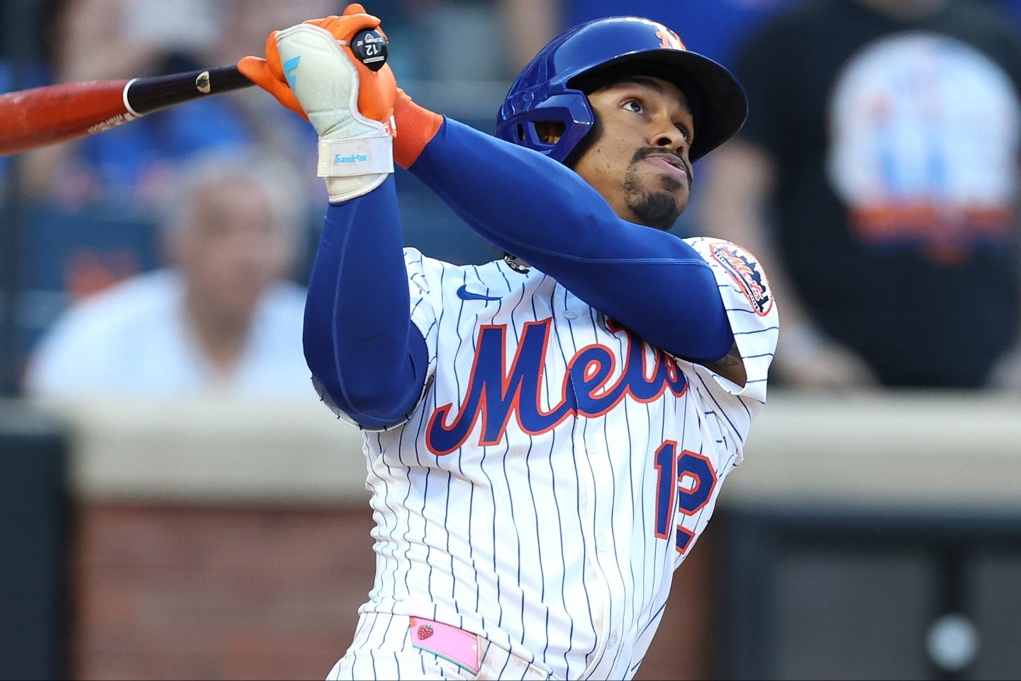 サヨナラ犠牲フライを放ったリンドーア。(C)Getty Images