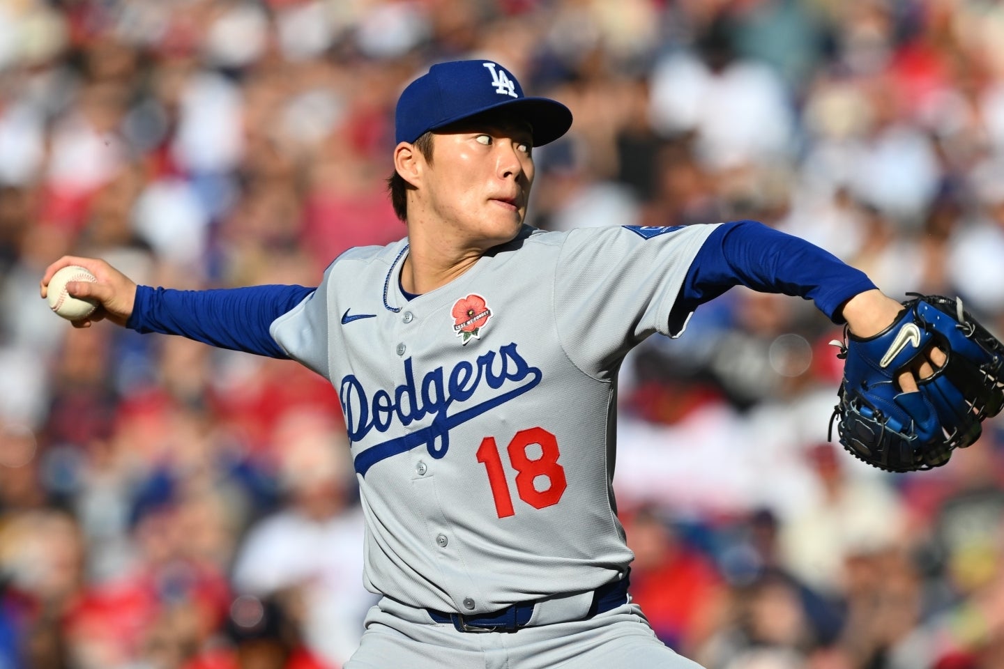 ６回を投げきった山本が、６勝目を挙げた。(C)Getty Images