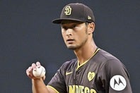 復帰が待たれるダルビッシュ。６月のドジャース戦には間に合うのか？ （C）Getty Images