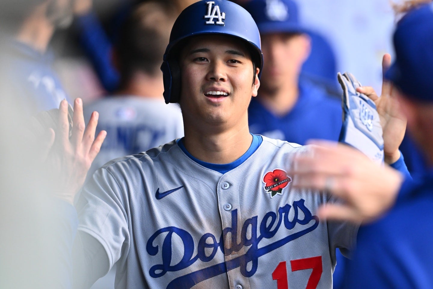 大谷は５月だけで驚異的な打撃スタッツを残している。（C）Getty Images