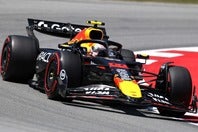 グリップ不足を訴えた角田。FP2は厳しい結果となった。(C)Getty Images