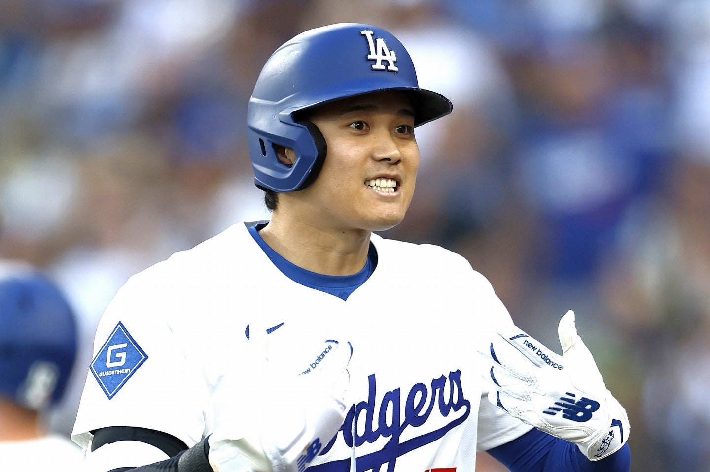 球団記録タイの月間15HRを記録した大谷。(C)Getty Images