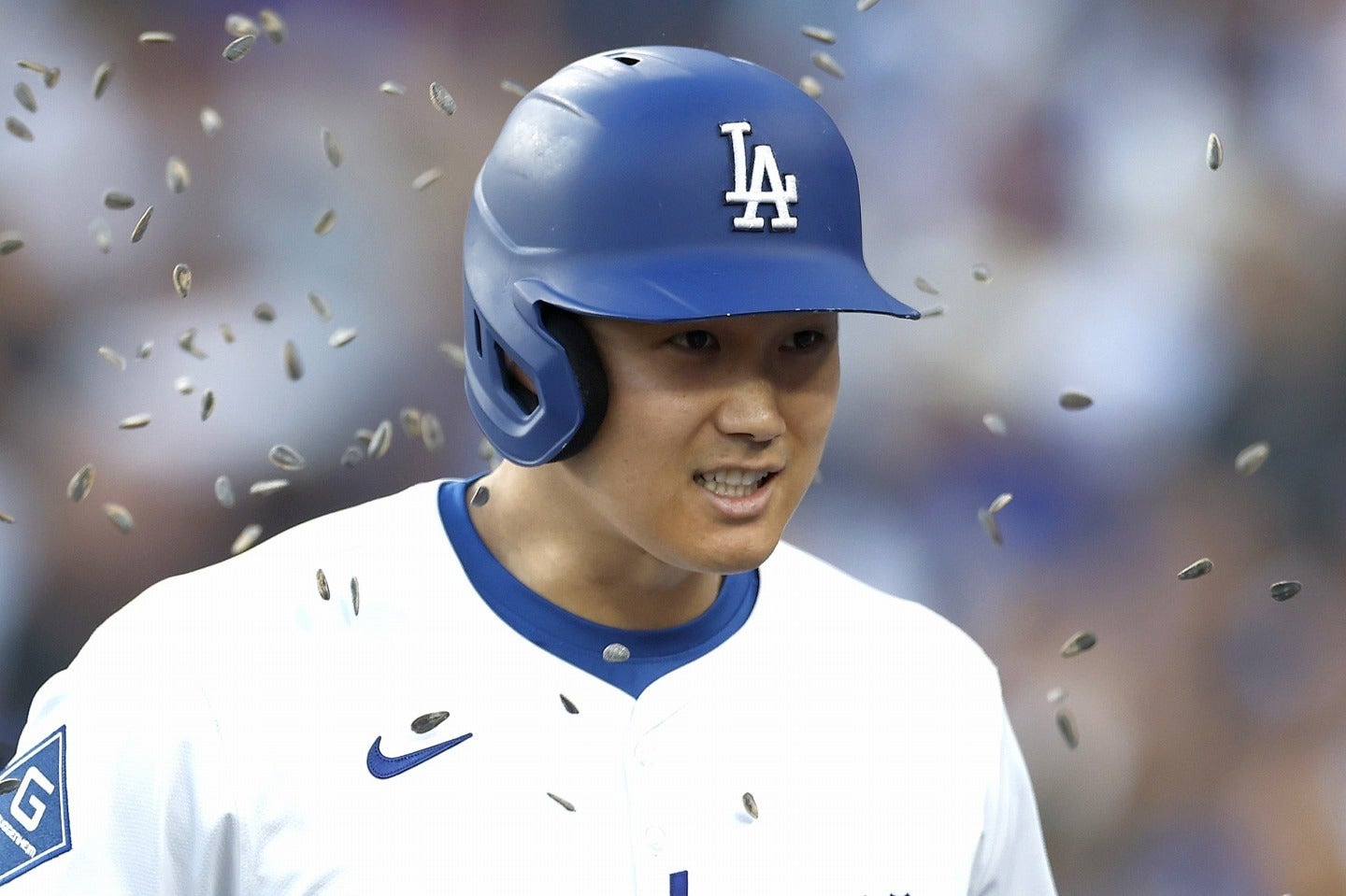 ハイペースでHRを量産している大谷。(C)Getty Images