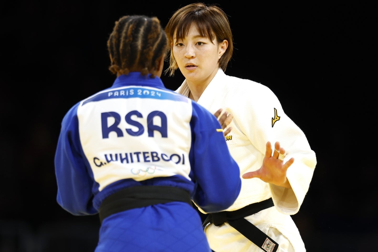 パリ五輪後の角田はメディアやイベントなどに引っ張りだこだ。(C)REUTERS/AFLO