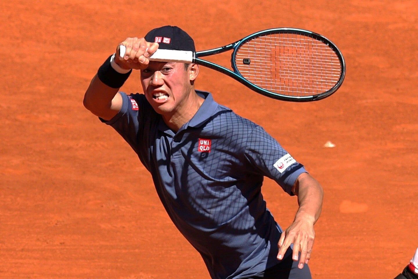 下部ツアーのチェコOPにエントリーしていた錦織だったが、トーナメント表に名前はなく、欠場が明らかになった（※写真は４月の大会）。（C）Getty Images