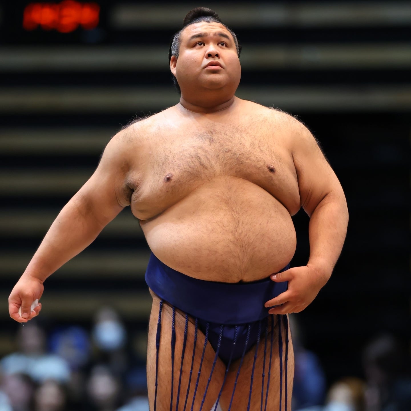 角界屈指の人気者である高安。写真：長田洋平/アフロスポーツ