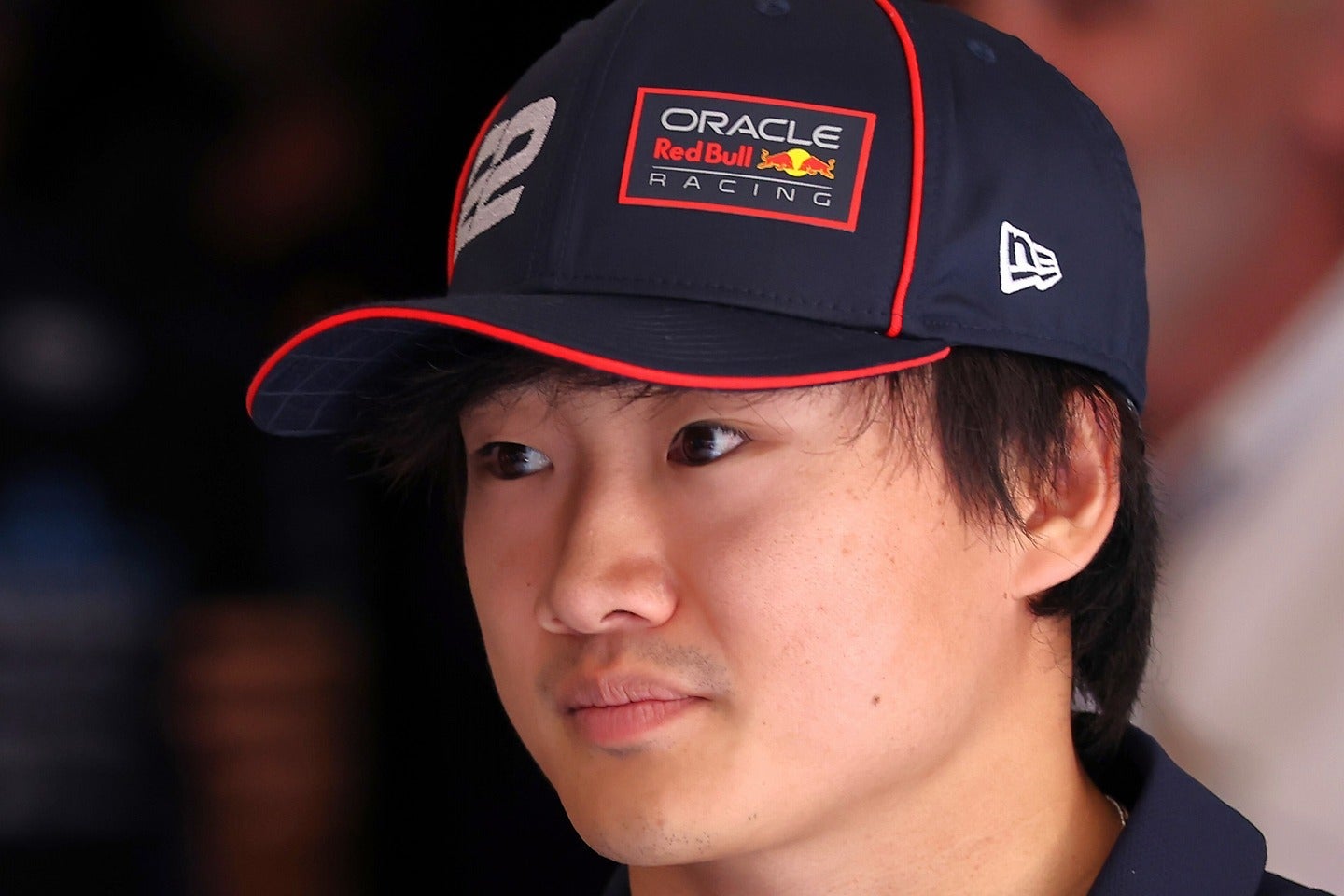 ピットレーンスタートから13位でレースを終えた角田。(C) Getty Imaegs