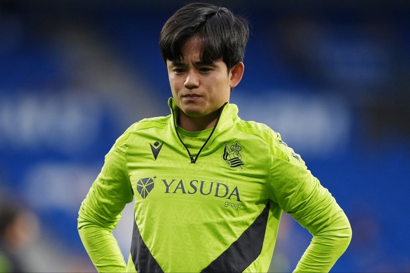 スペインでも今夏の久保の去就が注目されている。(C)Getty Images