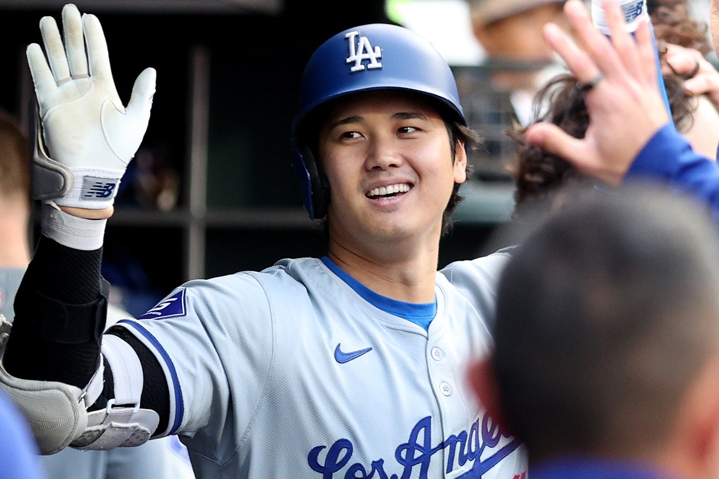 ドジャースの大谷翔平。幼少期の生活習慣について語った。(C)Getty Images