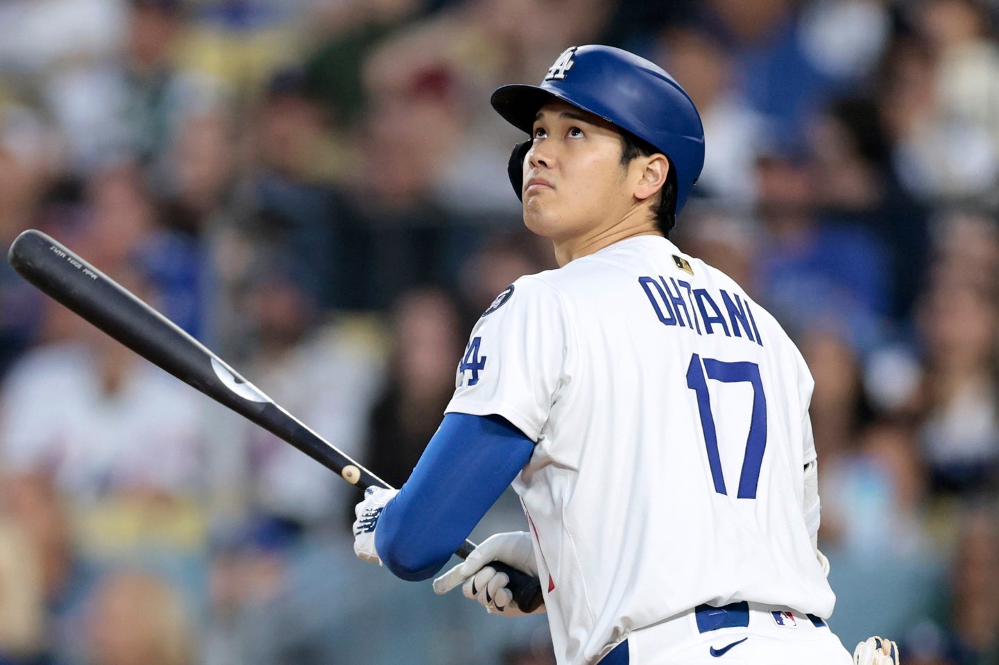 ドジャースの大谷翔平。この日は３打数無安打、２三振２四球だった。(C)Getty Images