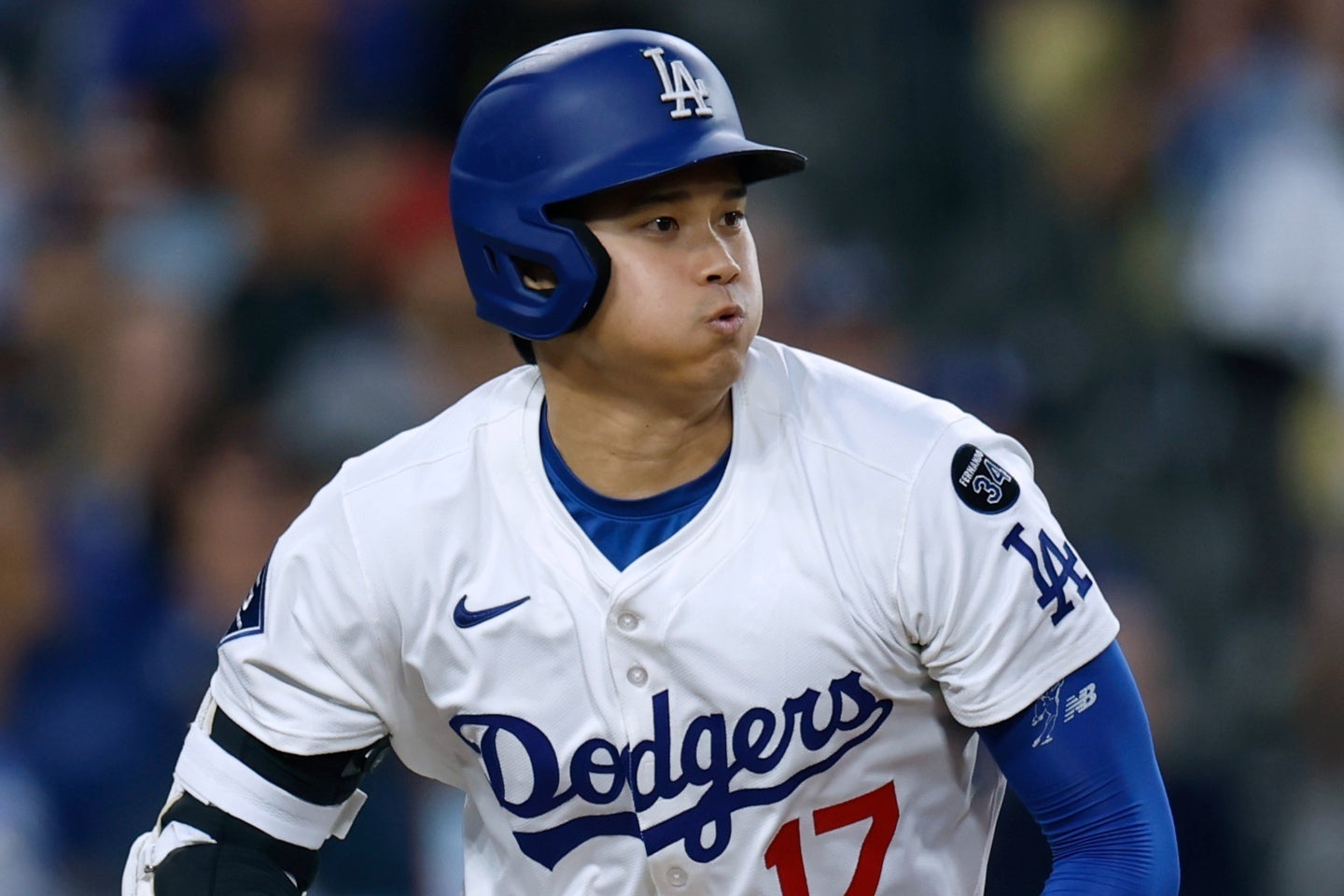 大谷はシーズン最多得点を塗り替えるペースを放っている。(C)Getty Images