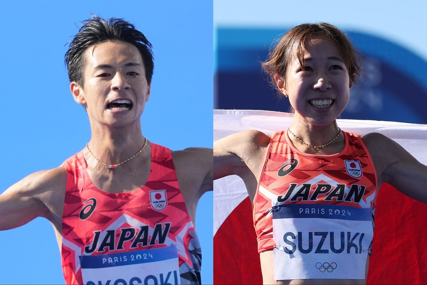 赤﨑（左）と鈴木（右）が入籍した。(C)Getty Images
