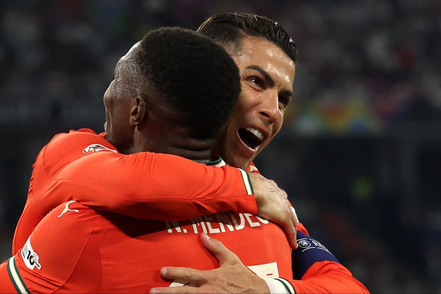 ドイツ戦でゴールを挙げ、ポルトガルを決勝に導いたC・ロナウド。(C)Getty Images