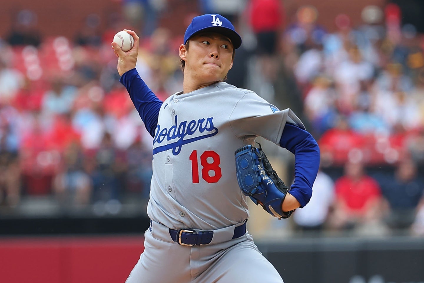 山本は６回を投げ無失点の好投だった。(C) Getty Images