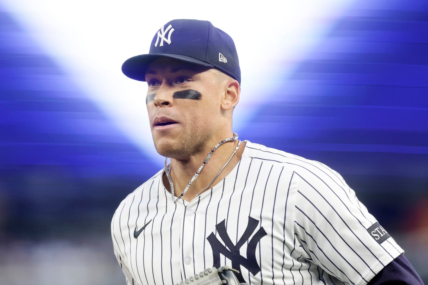 ヤンキースのジャッジ。１試合で２発のホームランを放った。(C)Getty Images