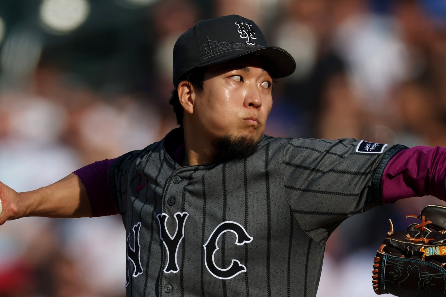 防御率でナ・リーグ１位の千賀。メッツの快進撃の要因の一つとなっている。(C)Getty Images