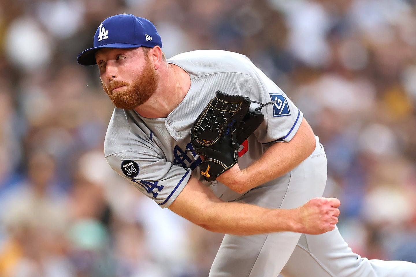 ドジャースのマット・サウアー投手。(C)Getty Images