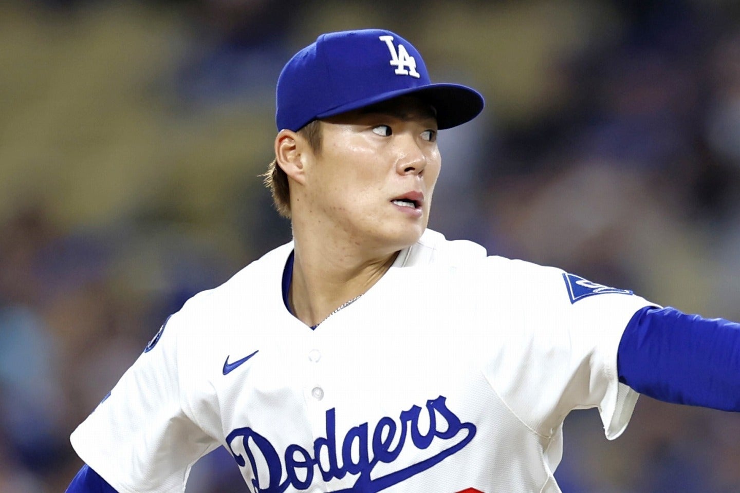 ライバルチームの2投手からスプリットについて高評価を受けた山本。(C)Getty Images
