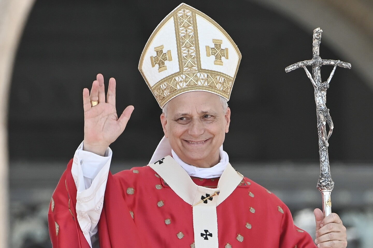 ローマ教皇といえばこの帽子だが、レオ14世にはもっと似合う帽子があった？(C)Getty Images