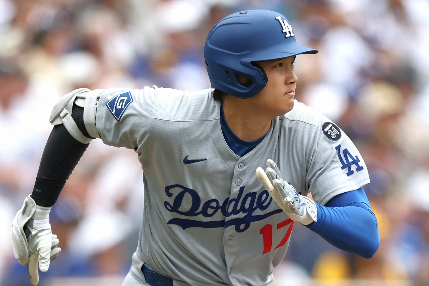 トラウト以来の記録を達成した大谷。(C) Getty Images