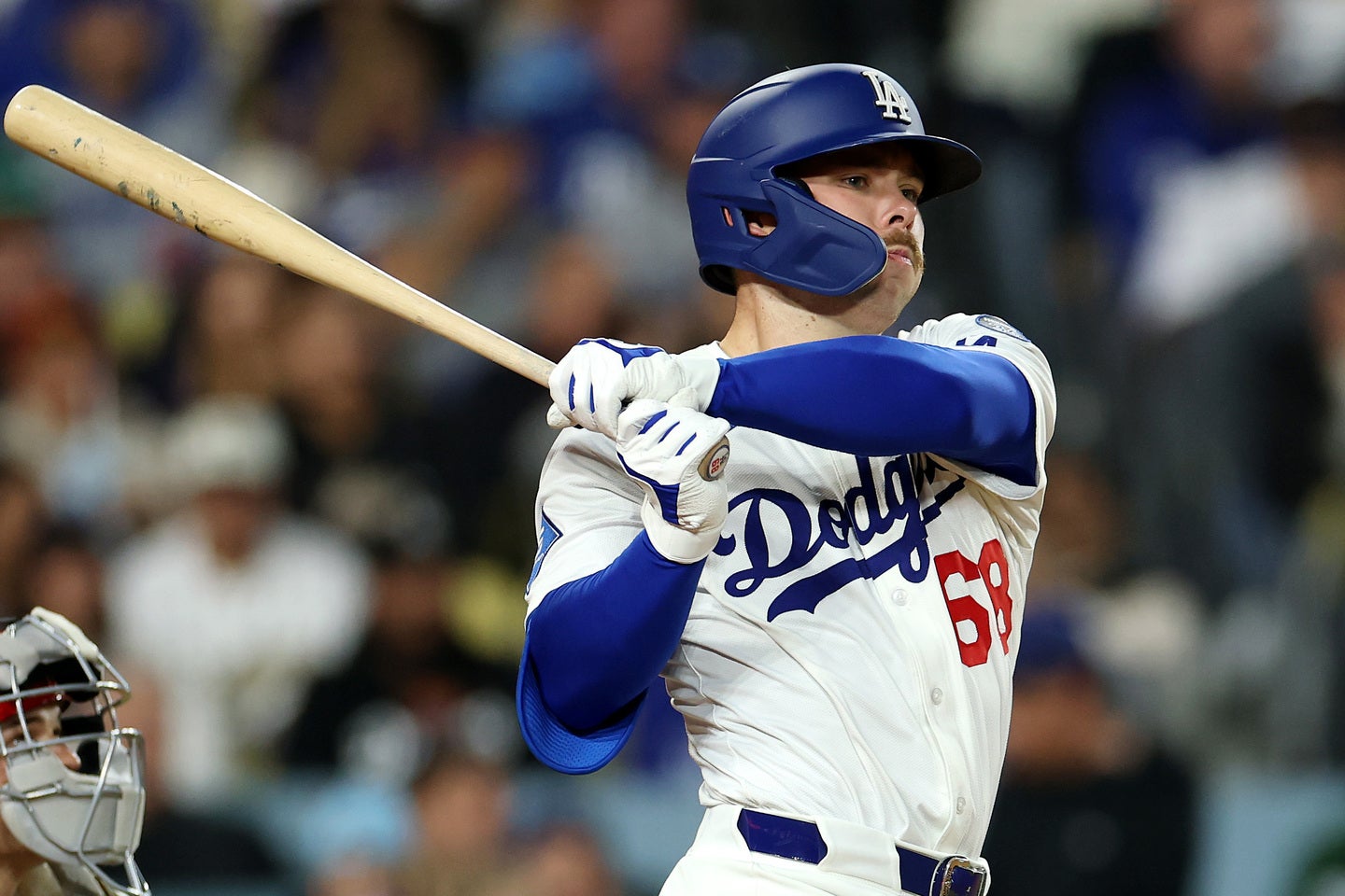 ドジャースの有望株ラッシング。(C)Getty Images
