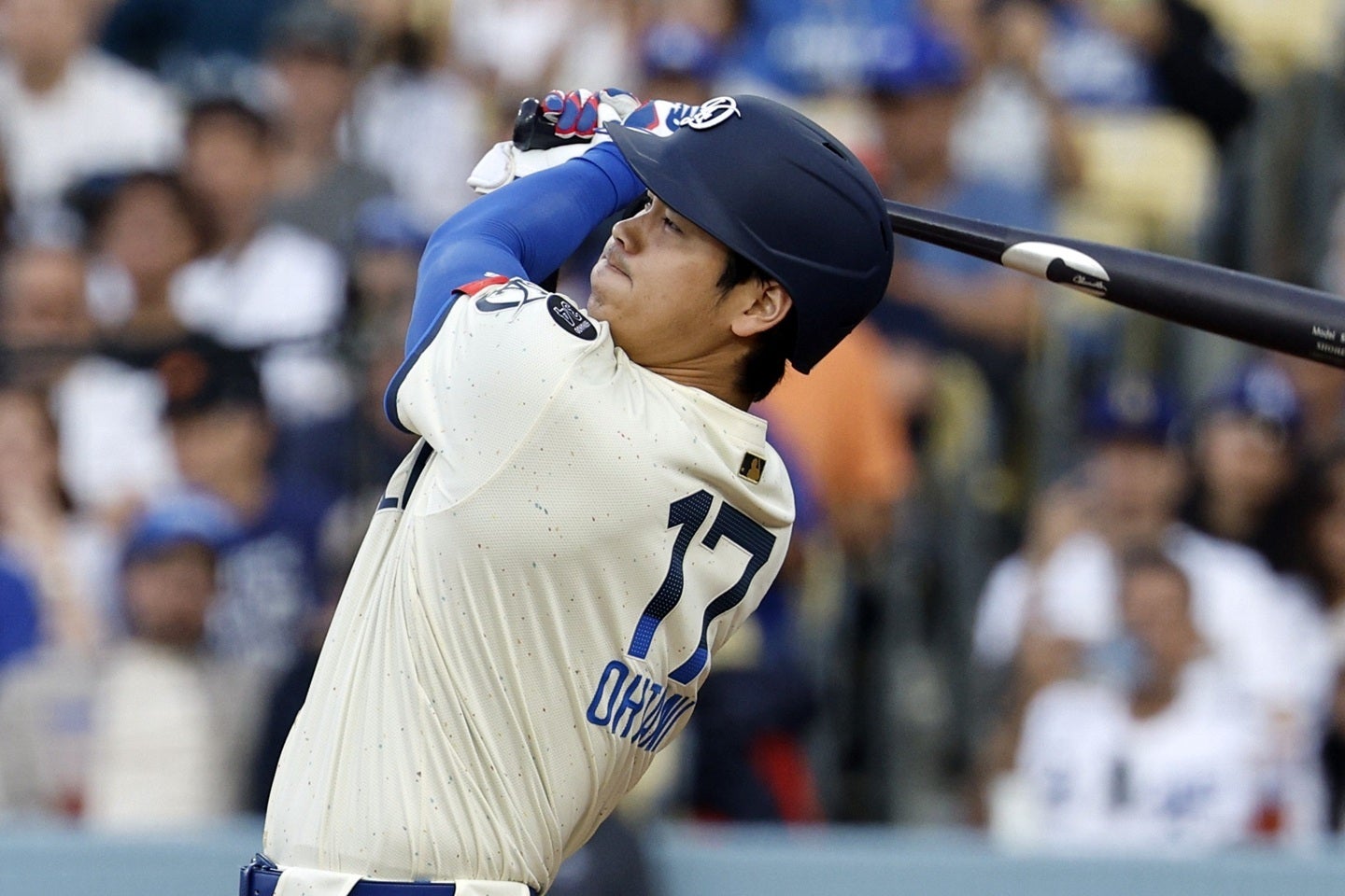 大谷が24・25号と、１試合２本のホームランを放った。(C) Getty Images