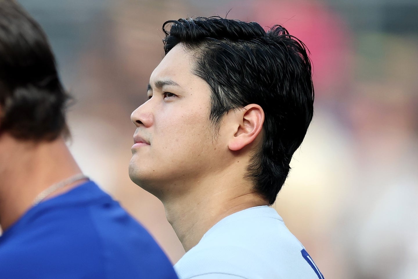 長嶋さんへの思いを口にした大谷。(C)Getty Images