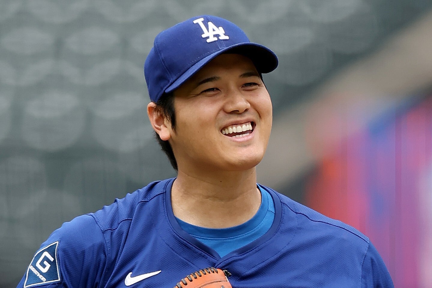 パドレス戦で二刀流復活を果たすドジャース・大谷翔平。(C)Getty Images