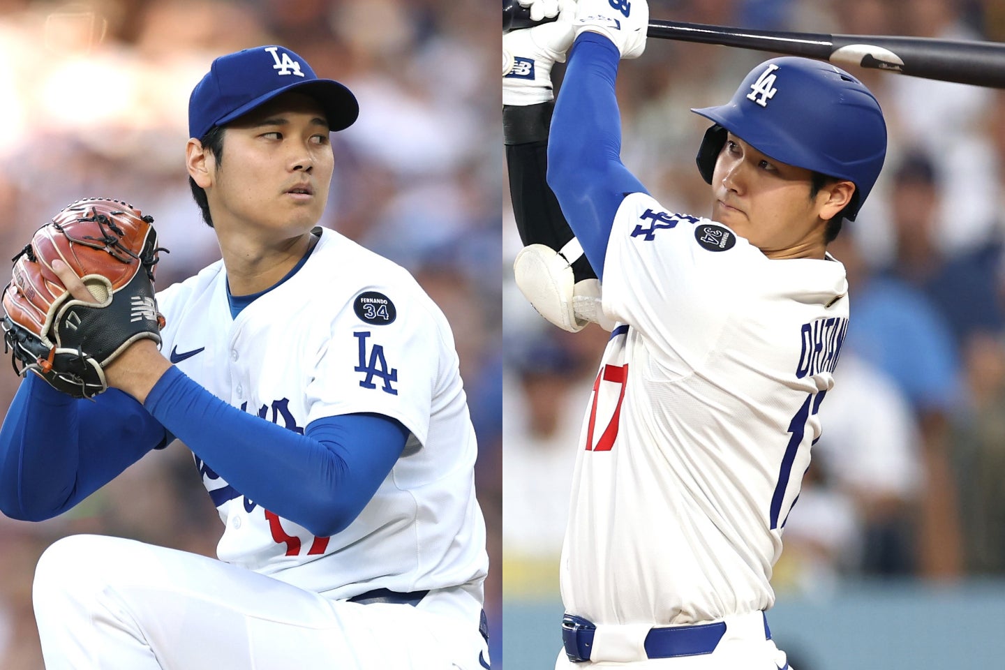 663日ぶりに先発復帰した大谷翔平。打者として打点を記録した。(C)Getty Images