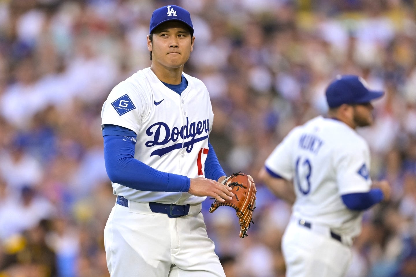 663日ぶりの二刀流復活で日米のファンを熱狂させた大谷。次回登板への期待は膨らむばかりだ。(C)REUTERS/AFLO
