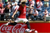 リーベル戦で高い評価を得た松尾。(C)Getty Images