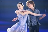 話題をさらった「真凜＆昌磨」のアイスダンス。息ぴったりの名演が好評を博した。写真：松尾/アフロスポーツ