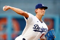 ドジャースの先発シーハン。復帰登板で好投を披露した。(C)Getty Images