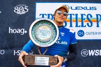 CT第８戦で今季２度目の準優勝をあげた五十嵐カノア。(C)World Surf League