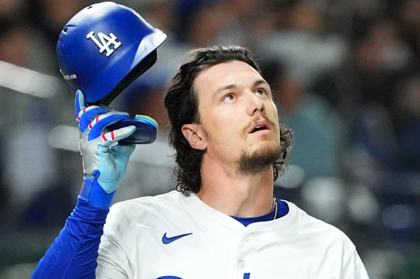 元メジャーリーガーの髙橋氏も注目のドジャース・アウトマン外野手。(C)Getty Images