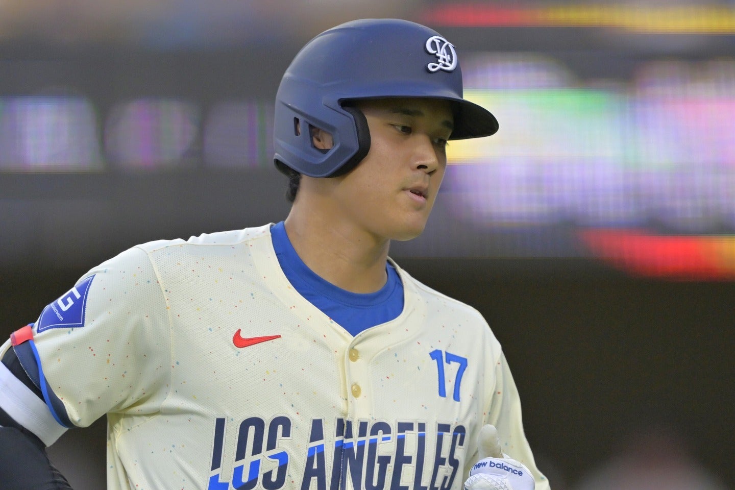 無安打2三振に終わった大谷。(C)Getty Images