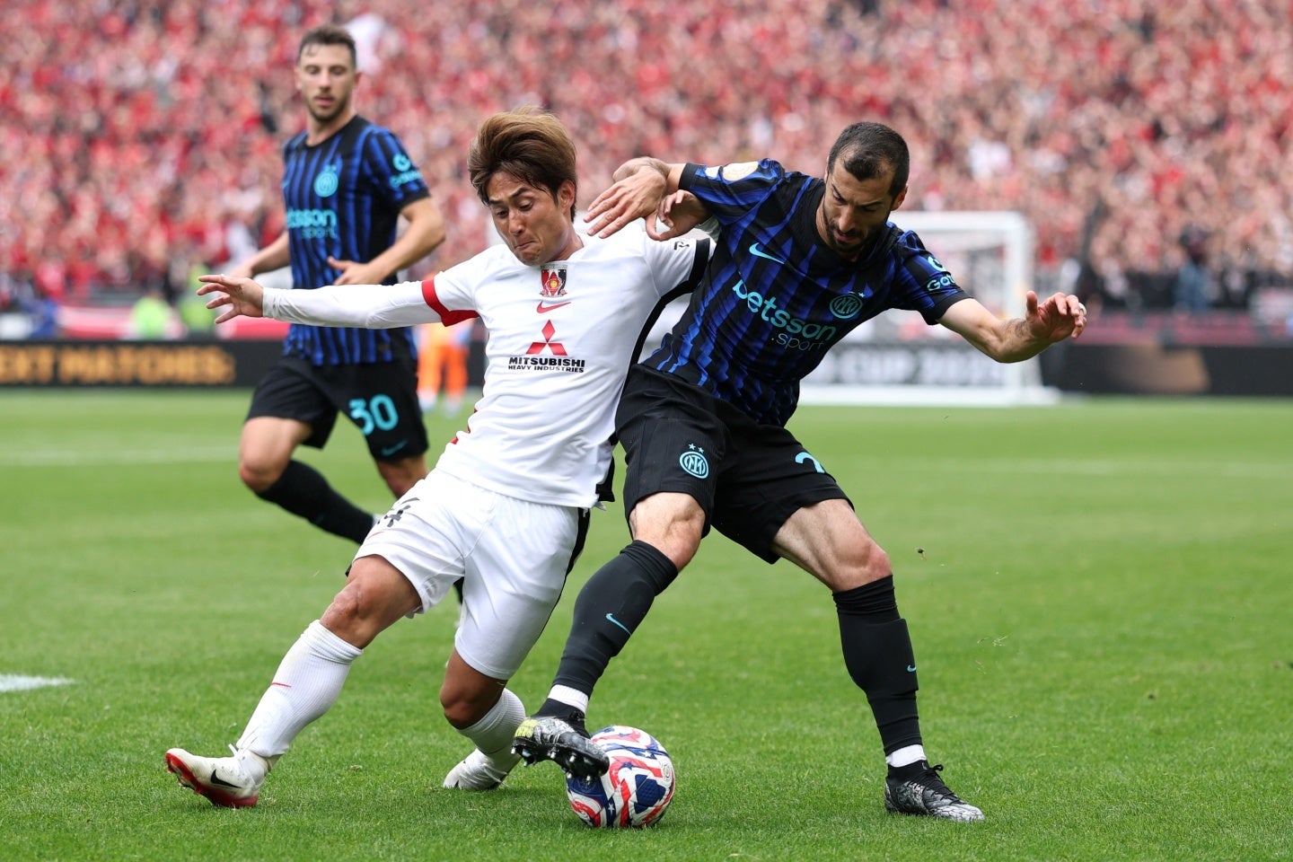 浦和はイタリアの強豪インテルと対戦。先制するも逆転負けを喫した。(C)Getty Images