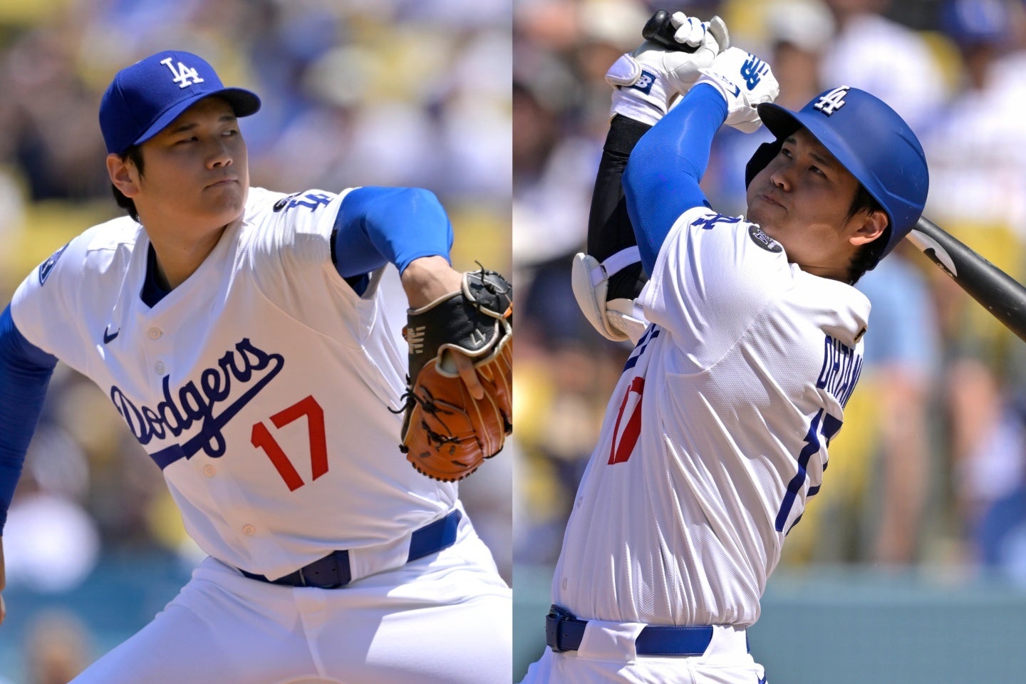 大谷はナショナルズ戦で投打の二刀流として出場。８回には26号弾を放った。(C)Getty Images