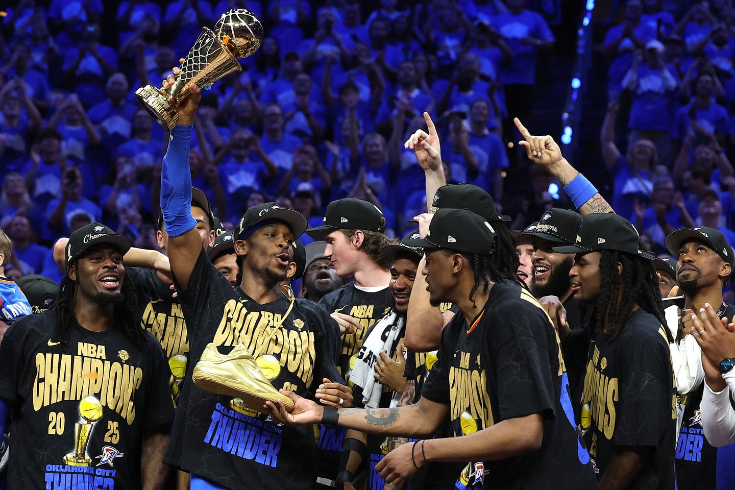 SGAがNBA史上４人目の快挙を成し遂げた。(C)Getty Images