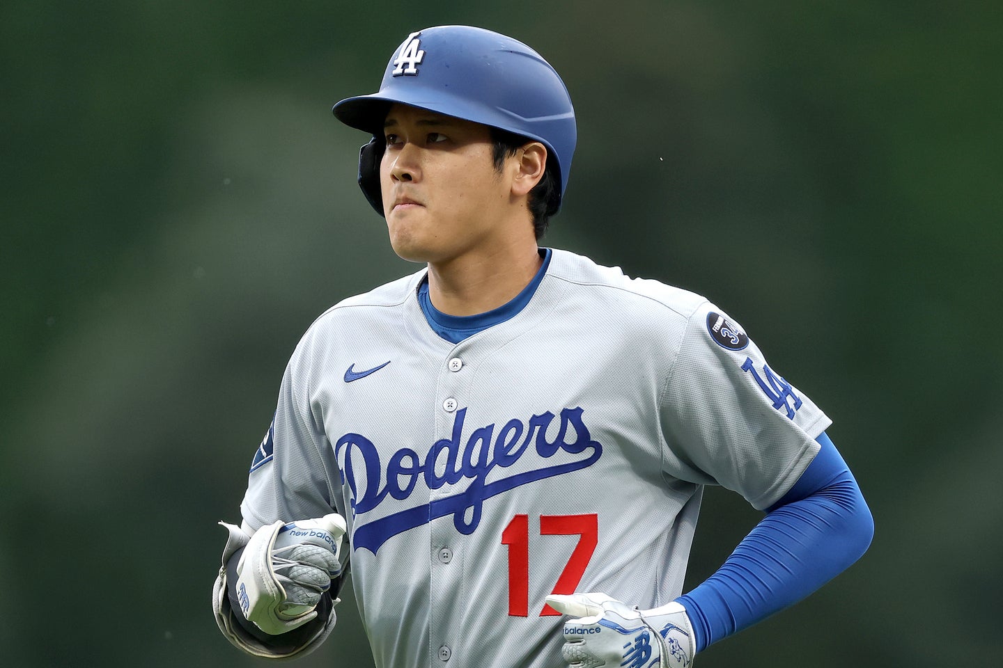 日米通算300号を放った大谷。(C)Getty Images