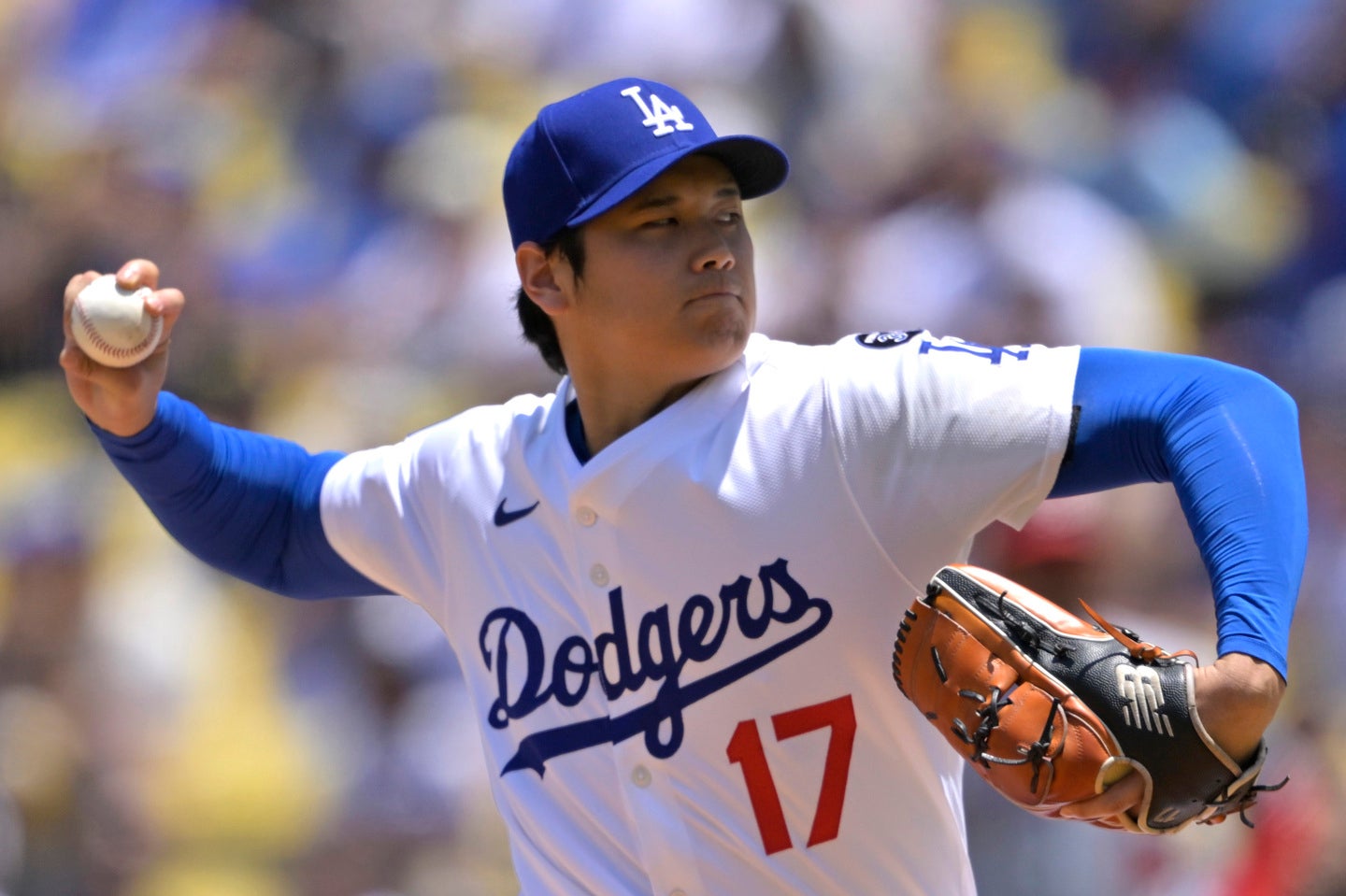投手復帰したドジャースの大谷翔平。(C)Getty Images