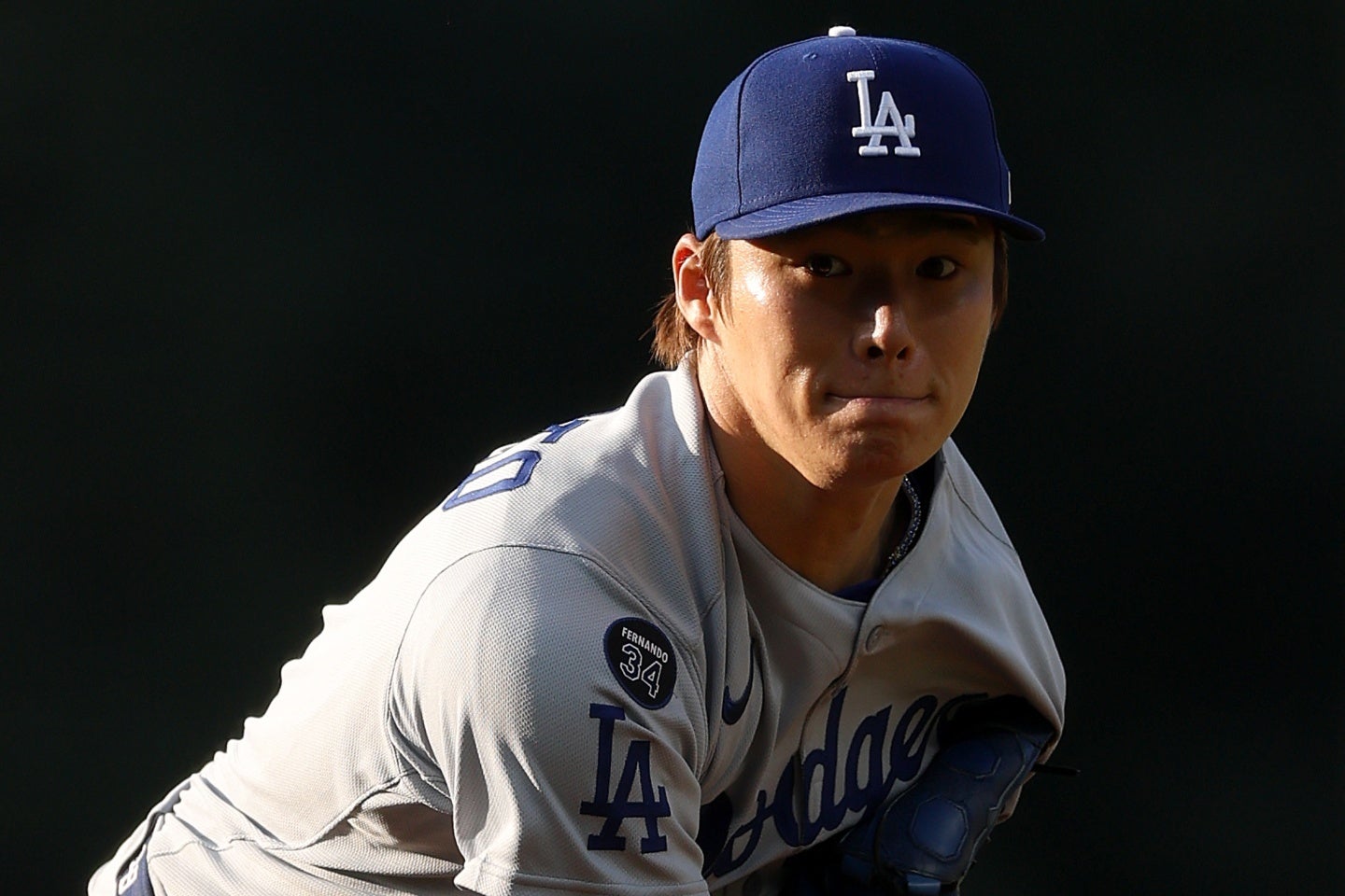 山本は５回を投げ１安打６K無失点で今季７勝目が付いた。(C)Getty Images