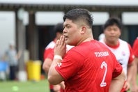 ボールキャリーや判断の速さに自信を持つ小林賢太（東京サントリーサンゴリアス）。写真提供：JRFU