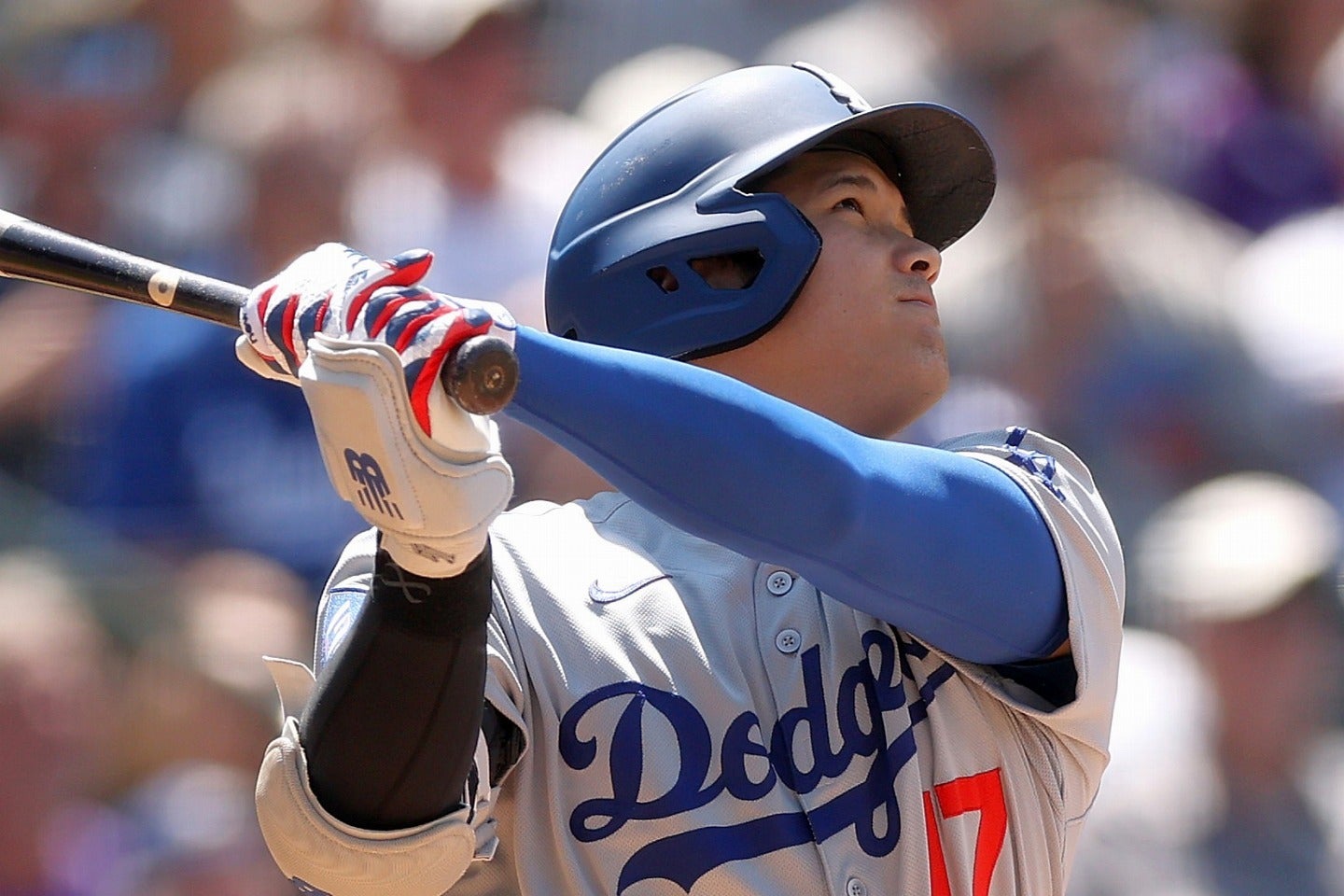 71年ぶりの快挙を成し遂げた大谷。(C)Getty Images