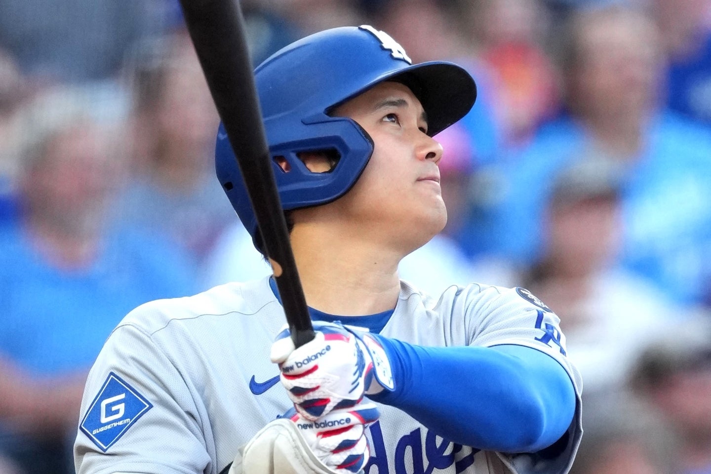 ロイヤルズ戦で２試合連続、第29号本塁打を放った大谷。(C)Getty Images